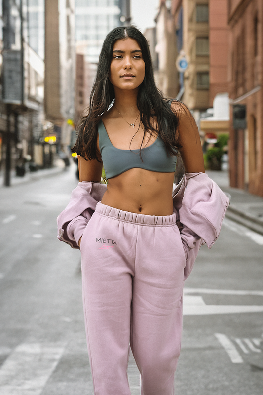 Matching Cropped Hoodie Set